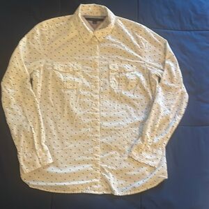 Tommy Hilfiger polka dot blouse. 100% cotton. Women L. Like new condition. Nice!